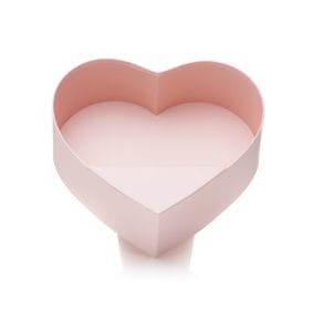Cutie inimă deschisă cu suport - roz 2 - craftup.ro