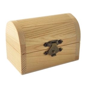 Cutie cufăr din lemn mică 9x6x5cm 1