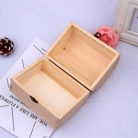 Cutie cufăr din lemn mică 9x6x5cm 2