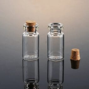 Sticluță transparentă cu dop de plută 4 - craftup.ro